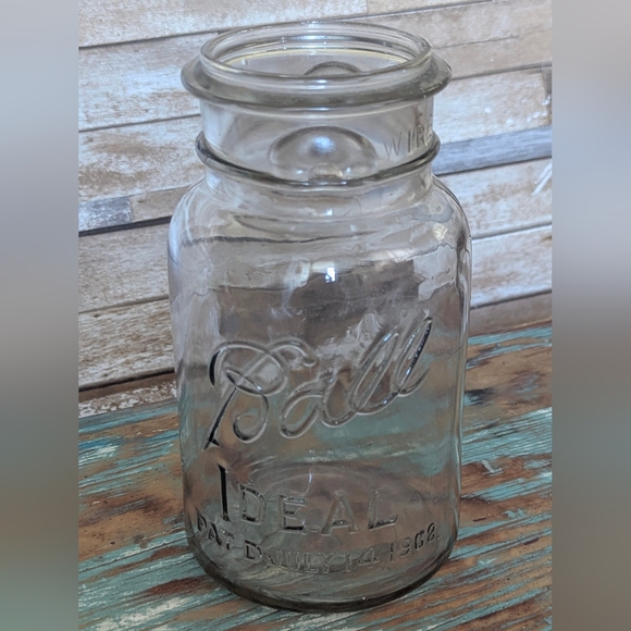 Antique Ball Ideal Perfect Mason Jar Pat'd July 14 1908